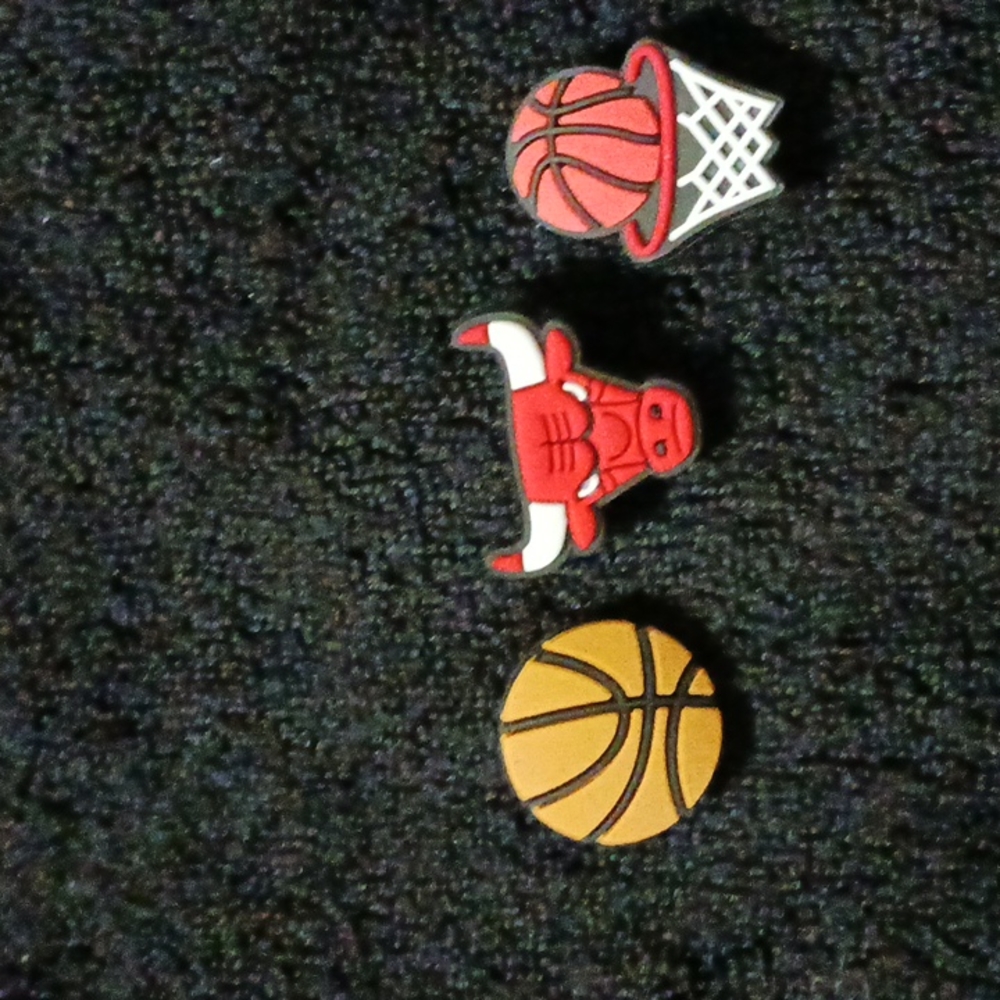 COPY - Croc charms jibitz basketball